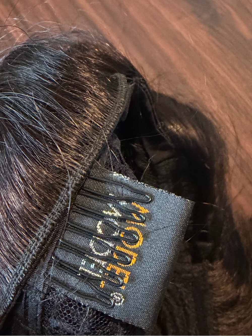 Model Model 100% Human Hair Natural Wig With Bangs 20” long - Picture 6 of 8
